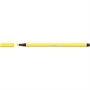 Immagine di Pennarello Pen 68 conf. 10 pz. giallo limone 24