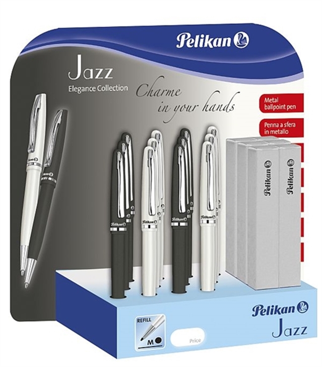 Zetaufficio shop. Penne da regalo Jazz Classic espositore 12 pz. assortiti