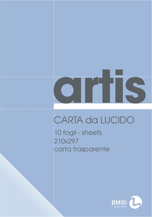 Zetaufficio Shop Album Carta Da Lucido Artis F To 29 7x42 10 Fogli Conf 10 Pz